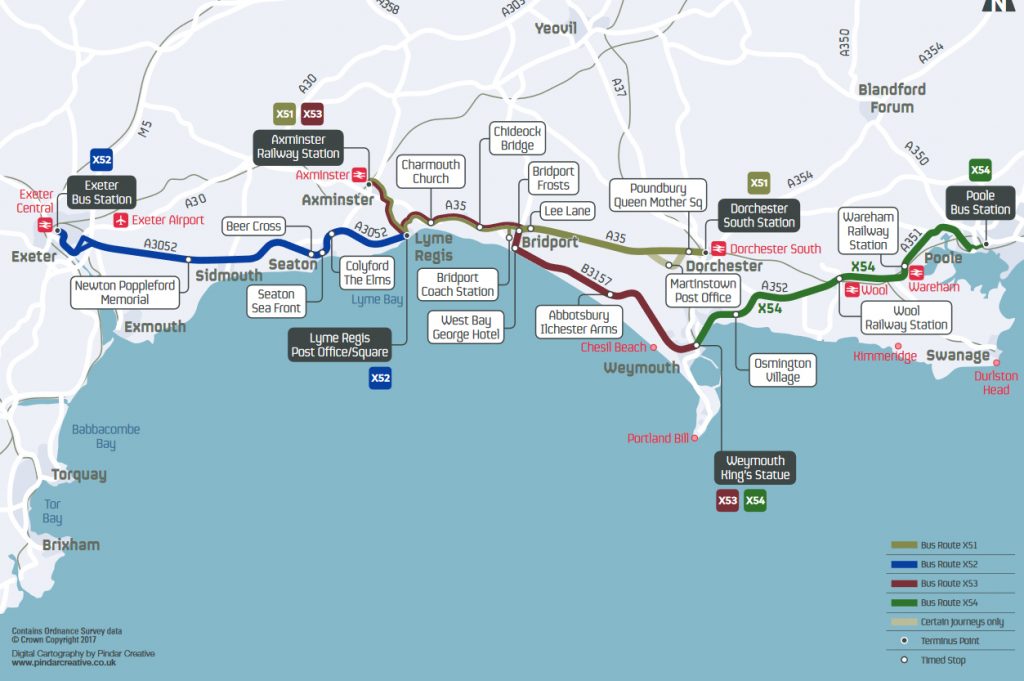 Buses and taxis and transport Westover Farm Cottages and Campsite